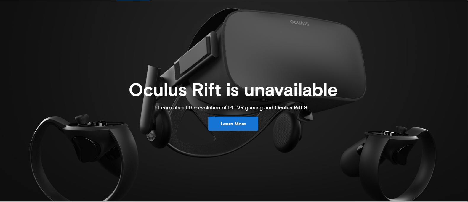 oculus rift s unavailable