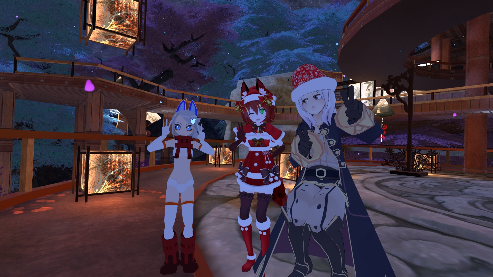 One of the rare times I’m able to hang out with Nighthawk in VRchat. 